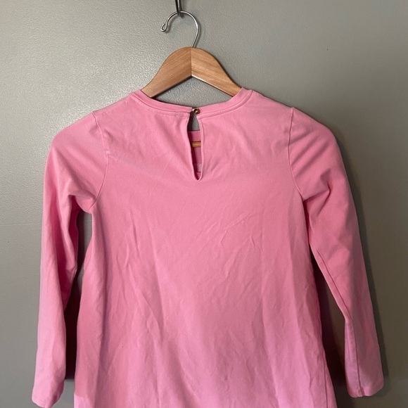 Kate Spade Girls Bubblegum Pink Embroidered Rose Dress - Picture 7 of 11